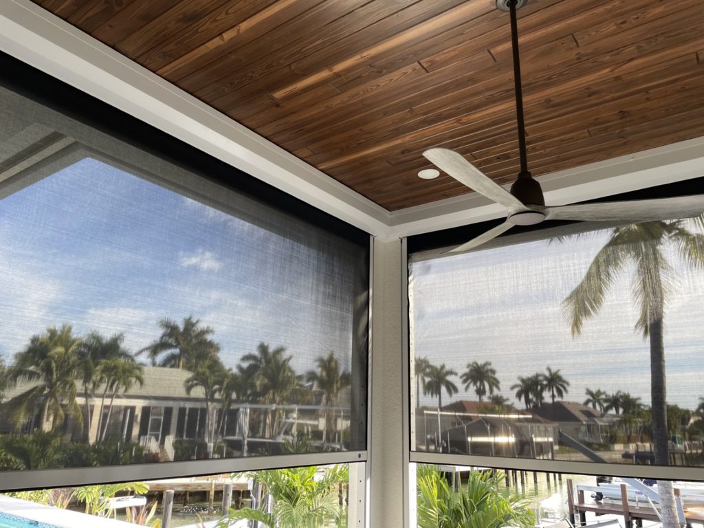 Marco Island Motorized Patio Lanai Screen