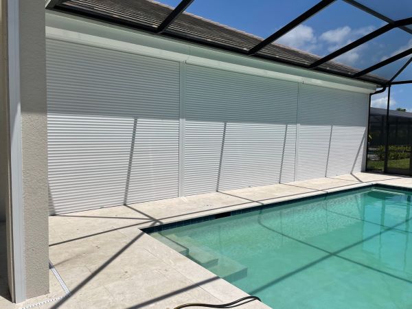 Roll Down Lanai Shutters in South Naples, FL 34114.